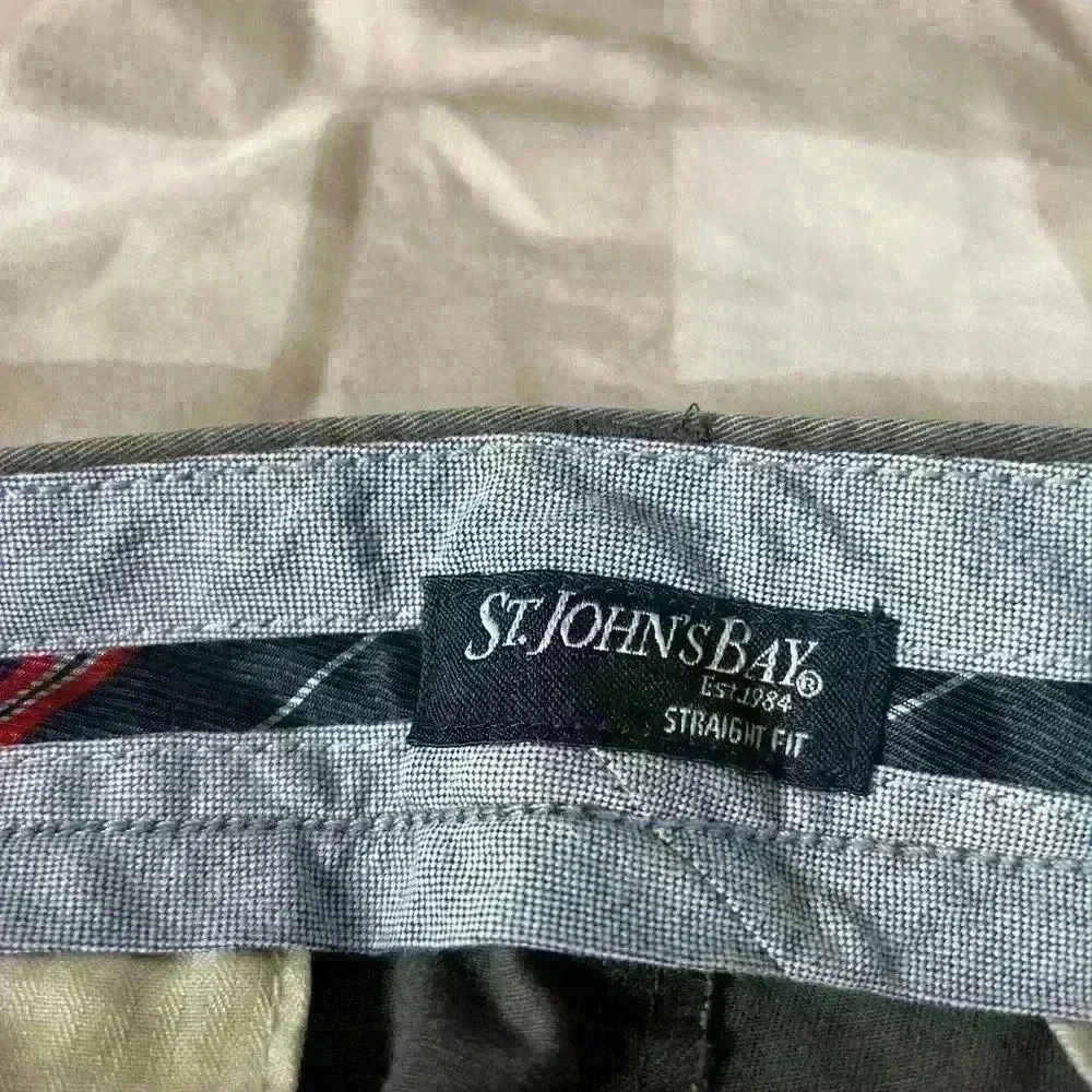 St. John’s bay grey business casual pants - Picture 2 of 3